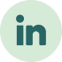Grünes LinkedIn-Logo mit weißem Schriftzug auf hellem Hintergrund