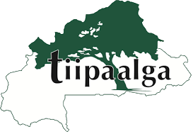 Tiipaalga logo with green tree and Africa map silhouette