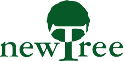 NewTree logo in green with stylized tree forming the letter T